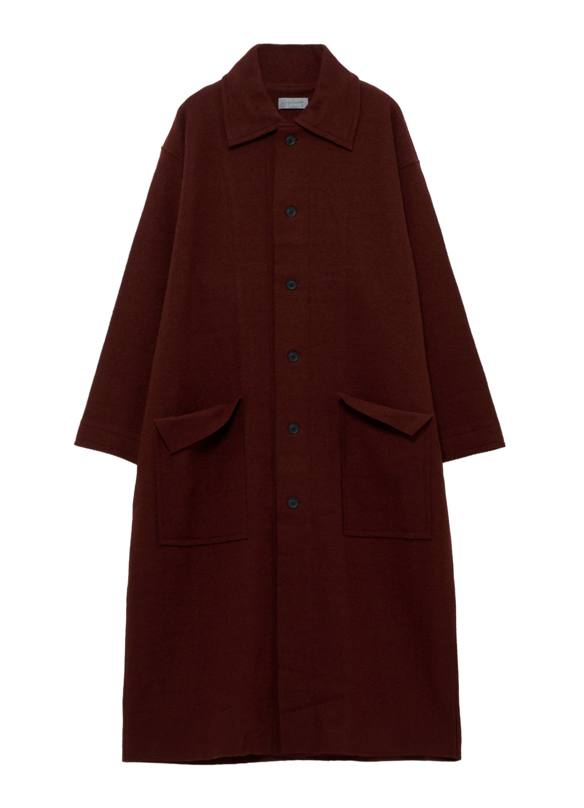 WOOL RING SOFT STAND COLOR COAT