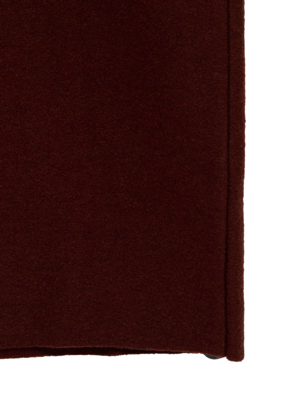 WOOL RING SOFT STAND COLOR COAT