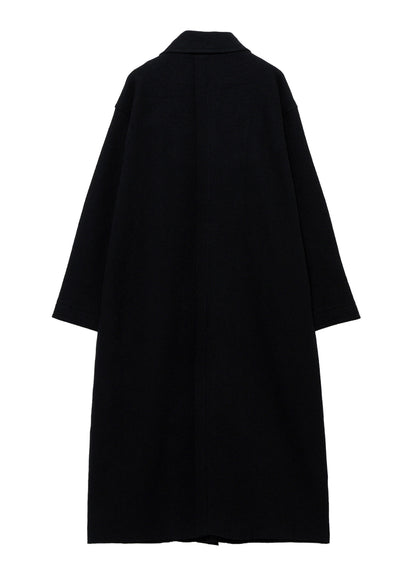 WOOL RING SOFT STAND COLOR COAT