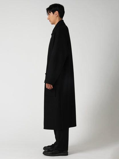 WOOL RING SOFT STAND COLOR COAT