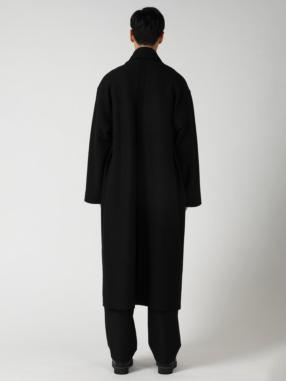WOOL RING SOFT STAND COLOR COAT