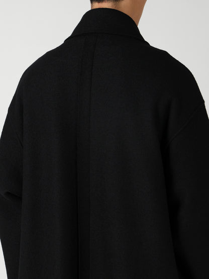 WOOL RING SOFT STAND COLOR COAT