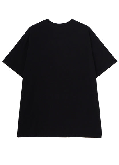 COTTON SINGLE JERSEY ROUND NECK SHORT SLV