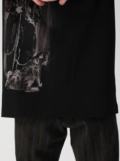 COTTON SINGLE JERSEY ROUND NECK SHORT SLV