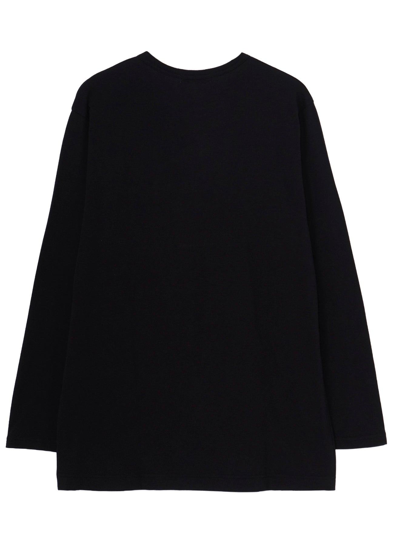 COTTON SINGLE JERSEY ROUND NECK LONG SLV/ PT-B