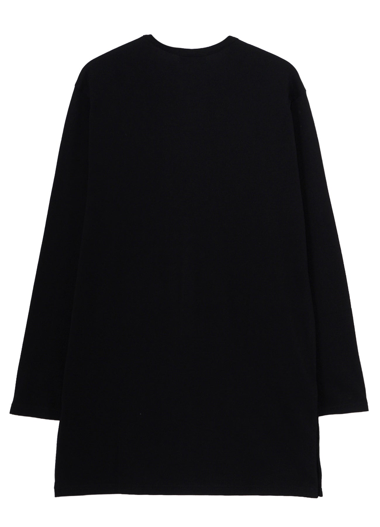 COTTON SINGLE JERSEY SIDE SLIT LONG SLEEVE PT