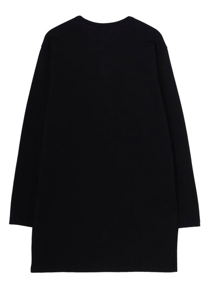 SINGLE JERSEY HENRY NECK LONG SLEEVE C/S