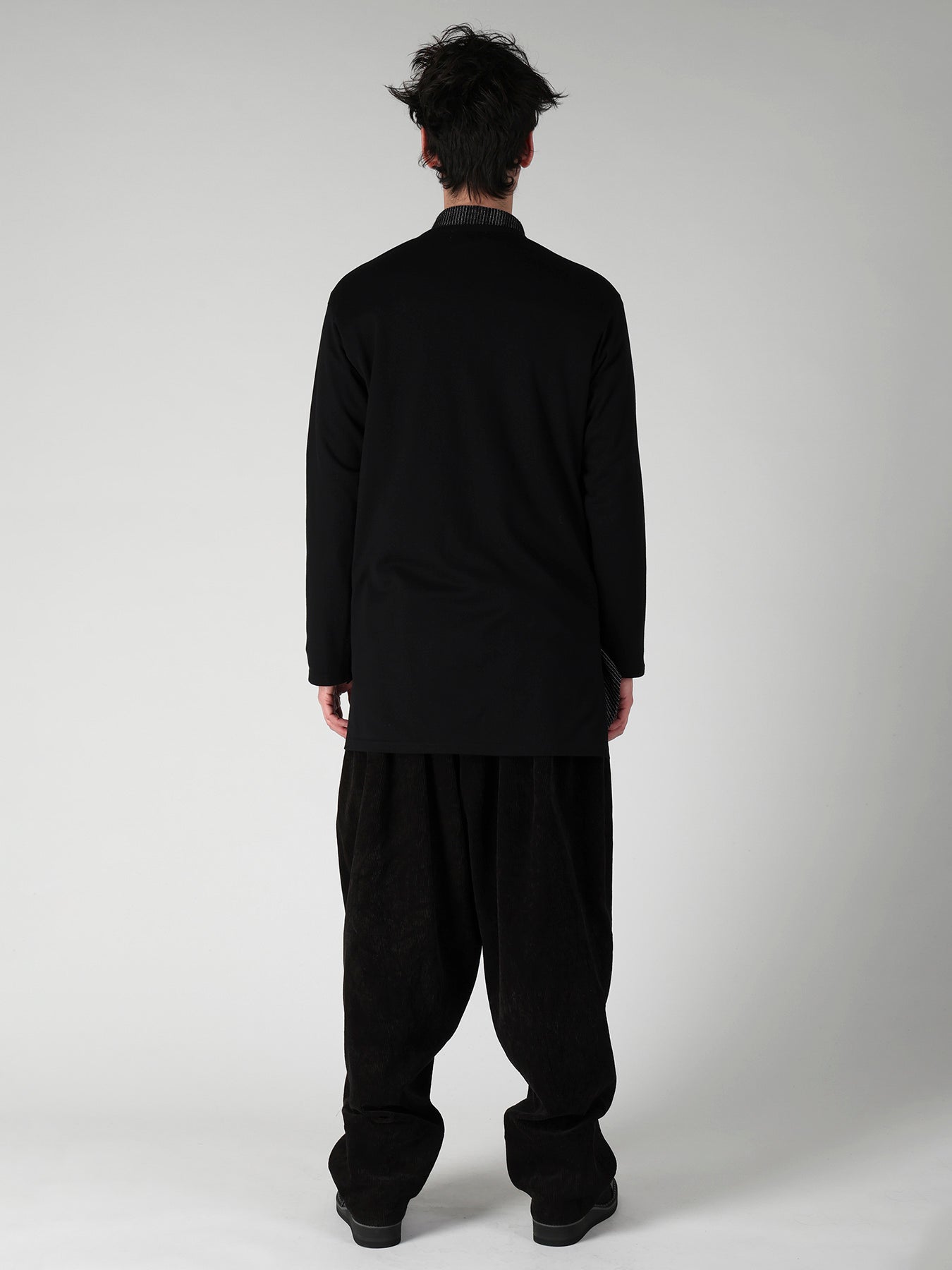 SINGLE JERSEY HENRY NECK LONG SLEEVE C/S