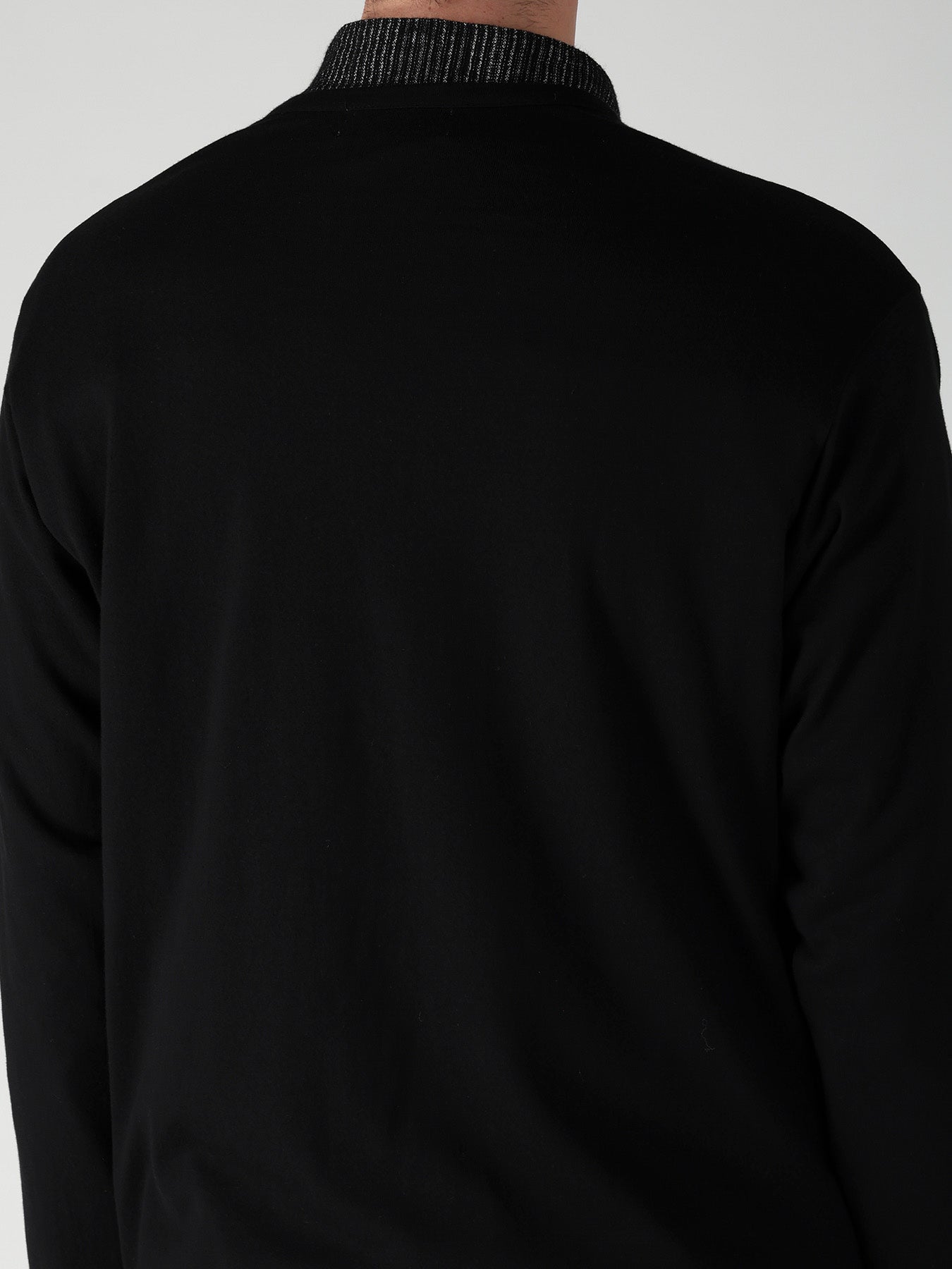 SINGLE JERSEY HENRY NECK LONG SLEEVE C/S