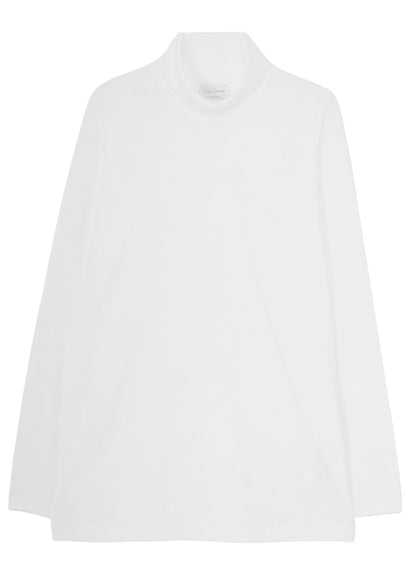 SOFT SINGLE JERSEY TURTLE NECK LONG SLEEVE TEE