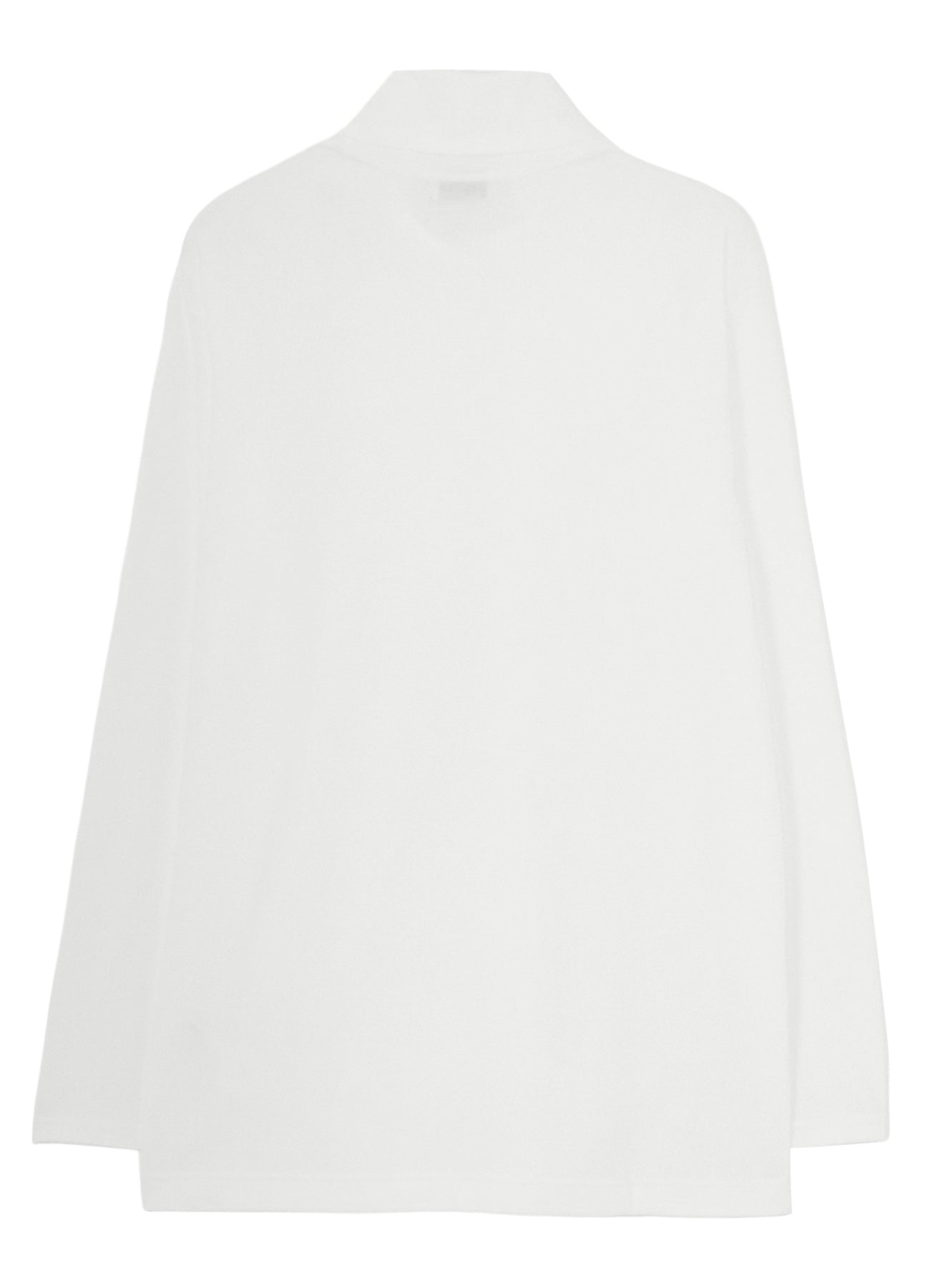 SOFT SINGLE JERSEY TURTLE NECK LONG SLEEVE TEE