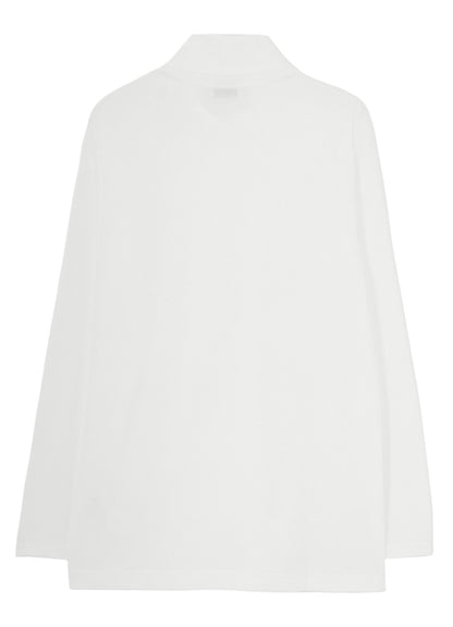 SOFT SINGLE JERSEY TURTLE NECK LONG SLEEVE TEE