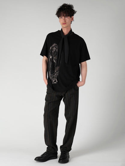 WOOL SINGLE JERSEY SCARF