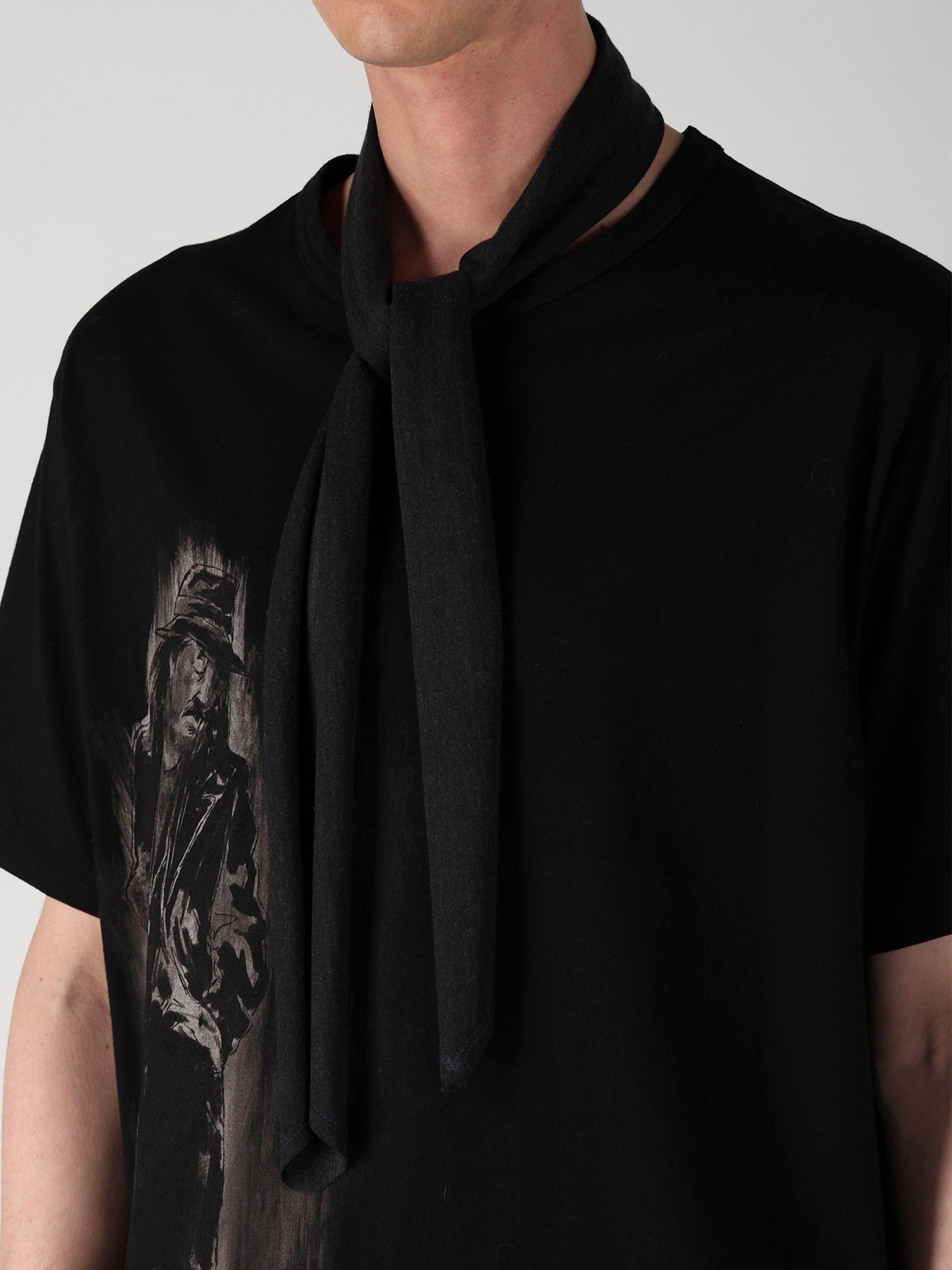 WOOL SINGLE JERSEY SCARF