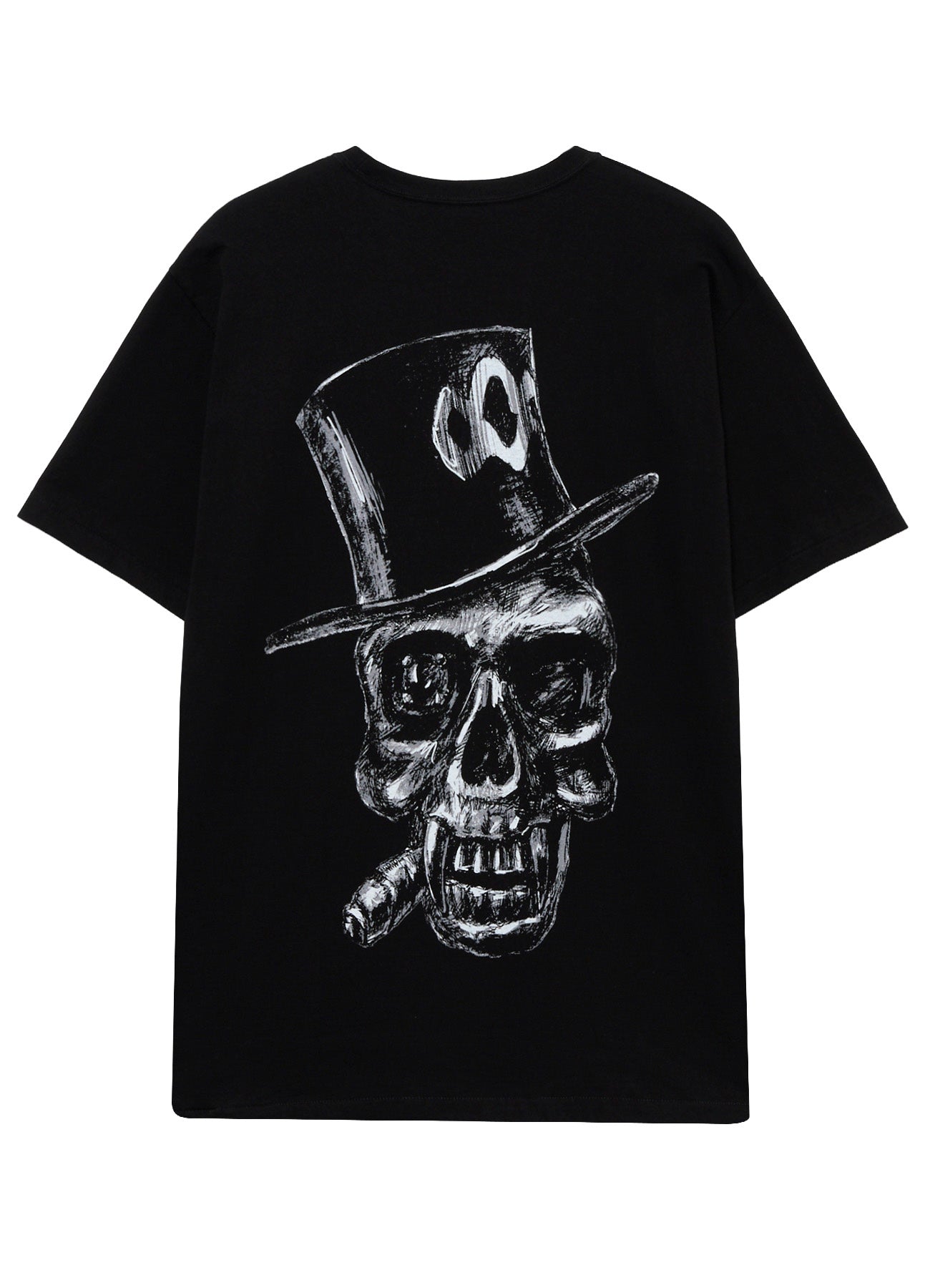 GOTHIC SCULL HAT PRINTED TEE – THE SHOP YOHJI YAMAMOTO