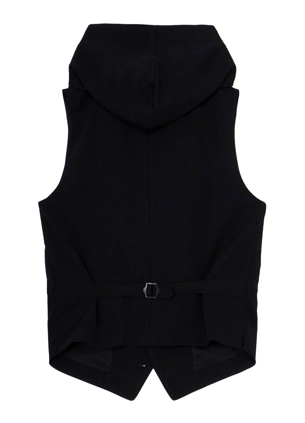 RE GABARDINE HOODED VEST