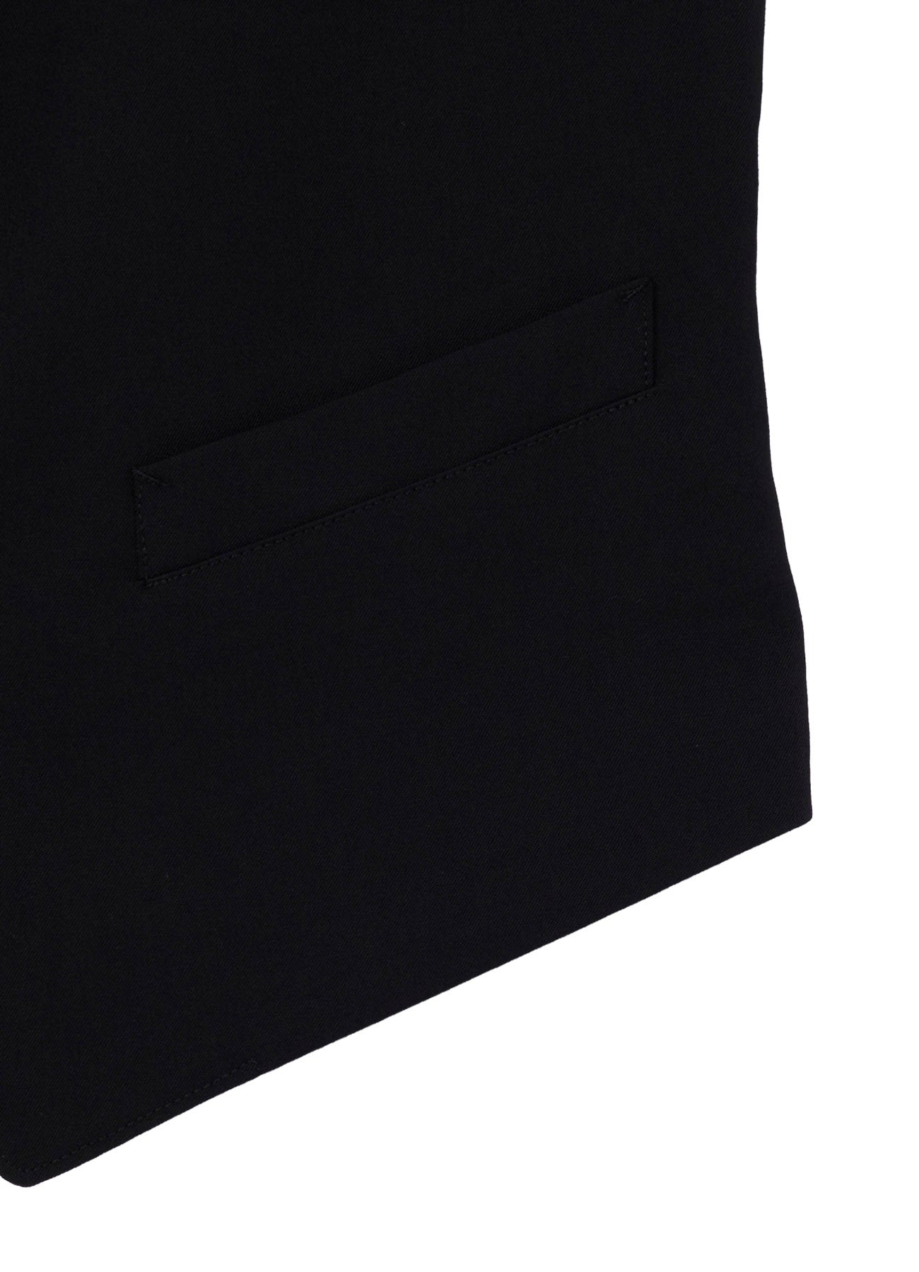 RE GABARDINE HOODED VEST – THE SHOP YOHJI YAMAMOTO