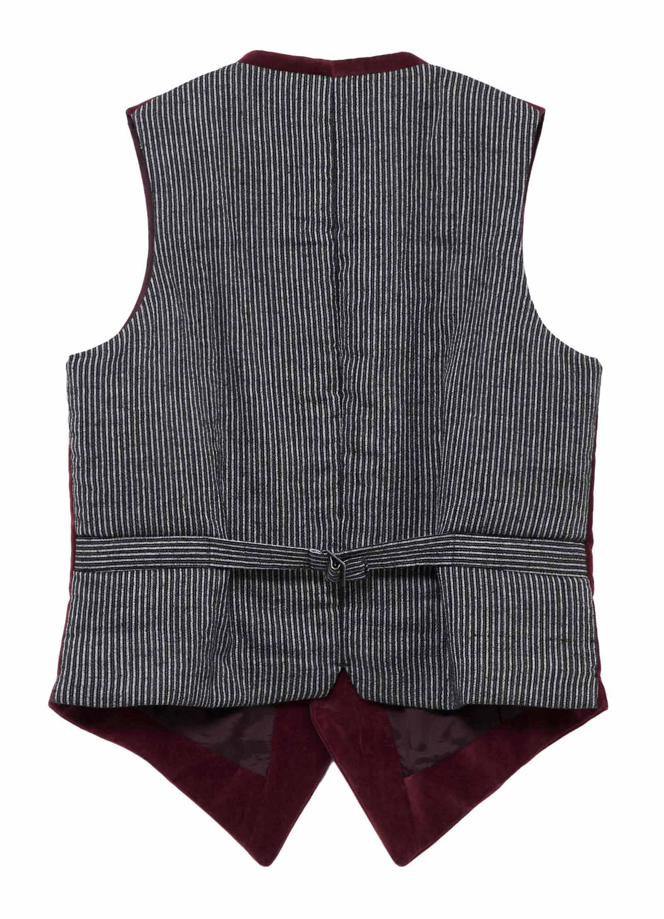 COTTON VELVETEEN CORDUROY 5P PADDED VEST