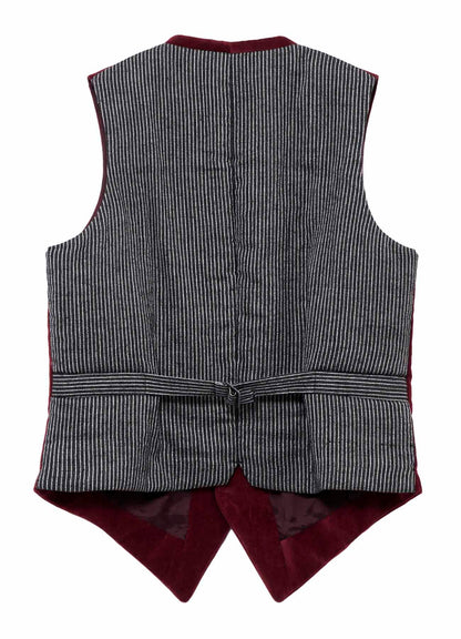 COTTON VELVETEEN CORDUROY 5P PADDED VEST