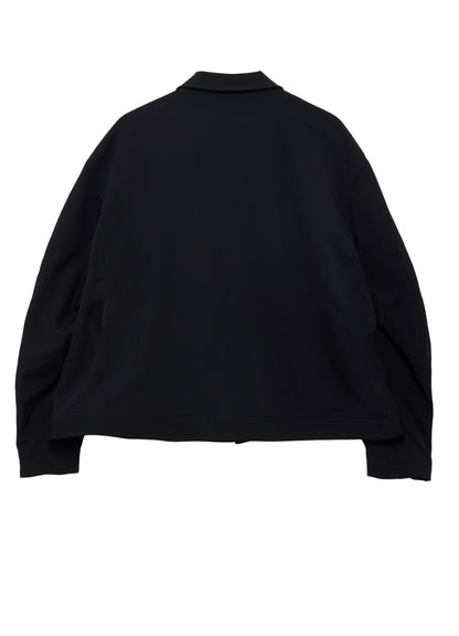 WOOL GABARDINE OUTER POCKET BLOUSON