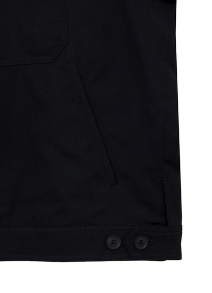 WOOL GABARDINE OUTER POCKET BLOUSON
