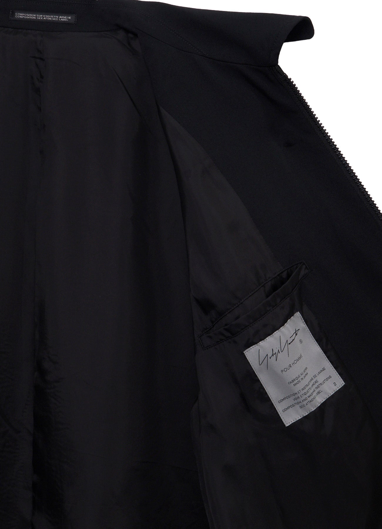 WOOL GABARDINE OUTER POCKET BLOUSON