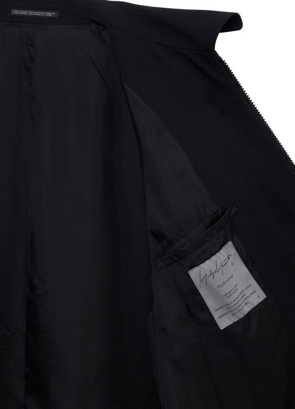 WOOL GABARDINE OUTER POCKET BLOUSON