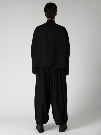 WOOL GABARDINE OUTER POCKET BLOUSON