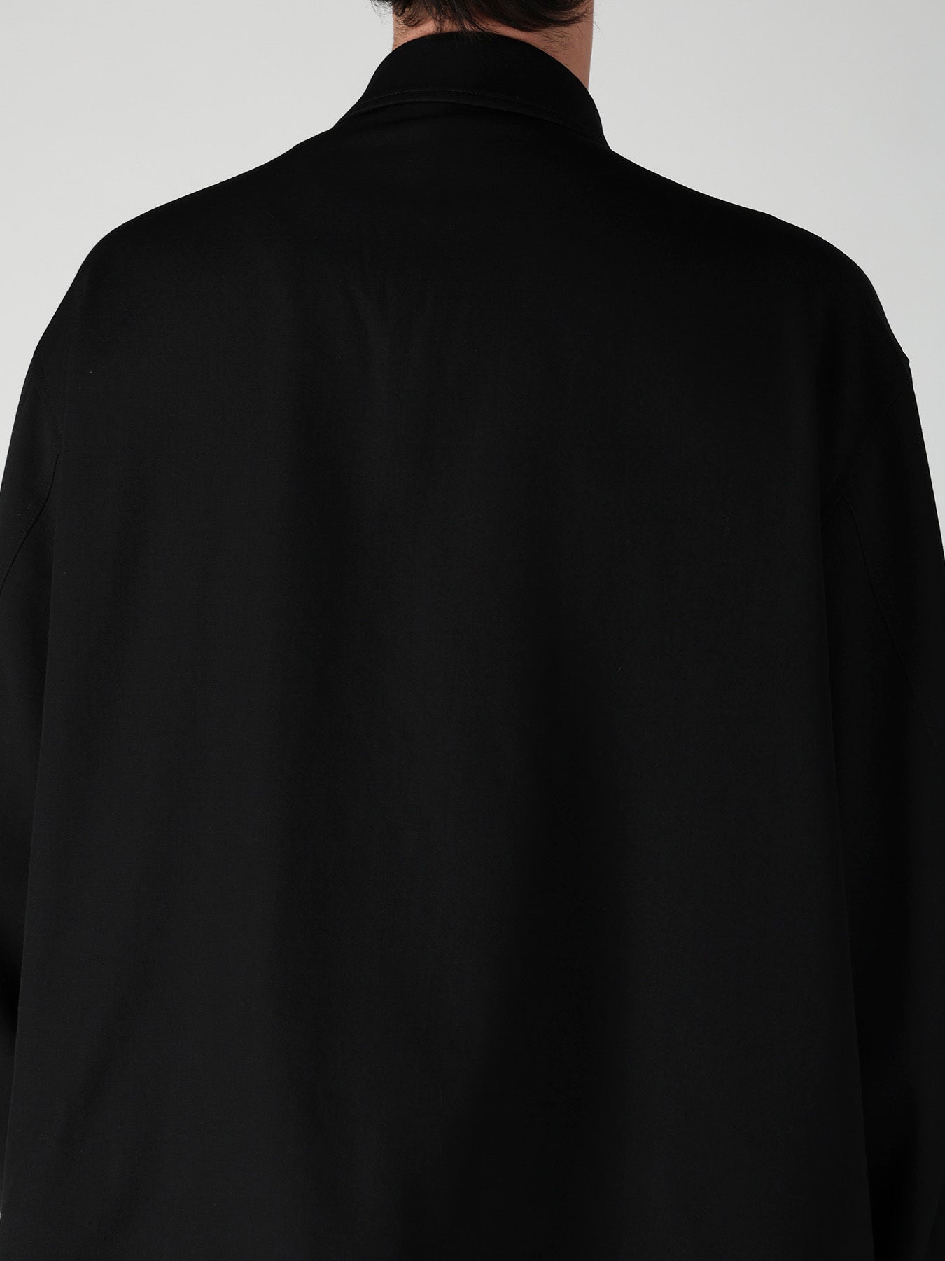 WOOL GABARDINE OUTER POCKET BLOUSON
