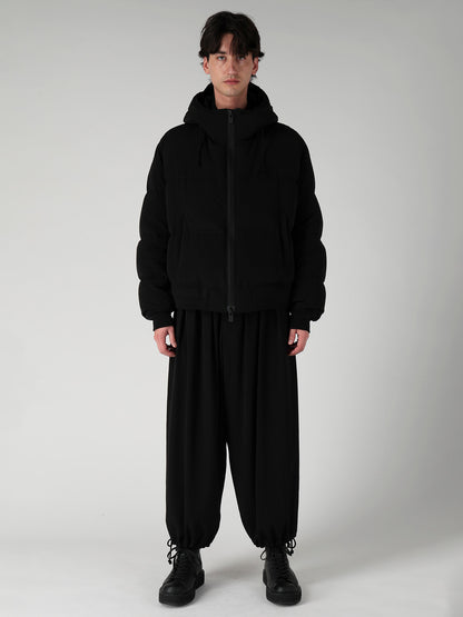 TA TUXEDO HOODIE DOWN JACKET