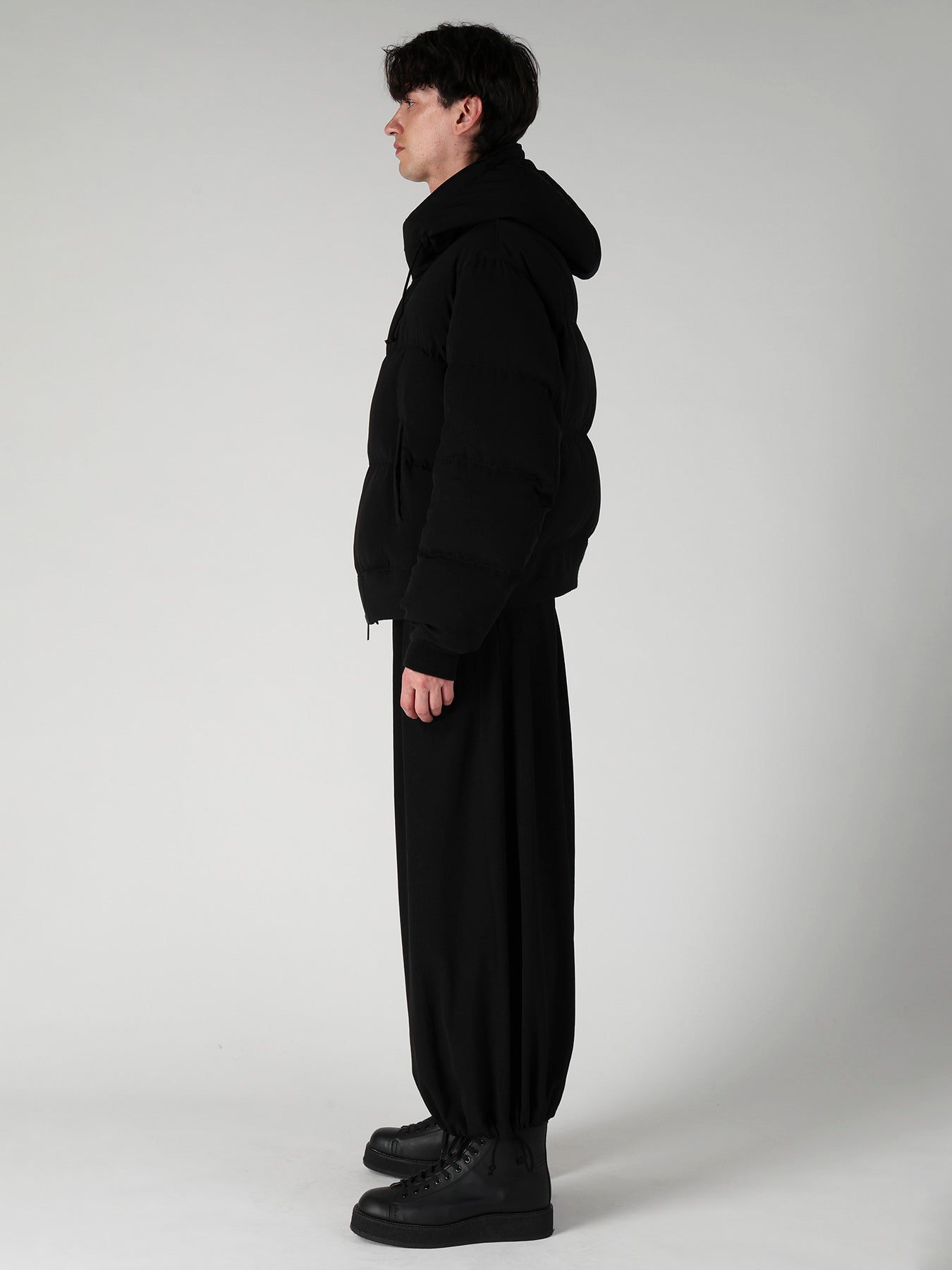 TA TUXEDO HOODIE DOWN JACKET
