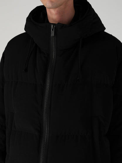 TA TUXEDO HOODIE DOWN JACKET