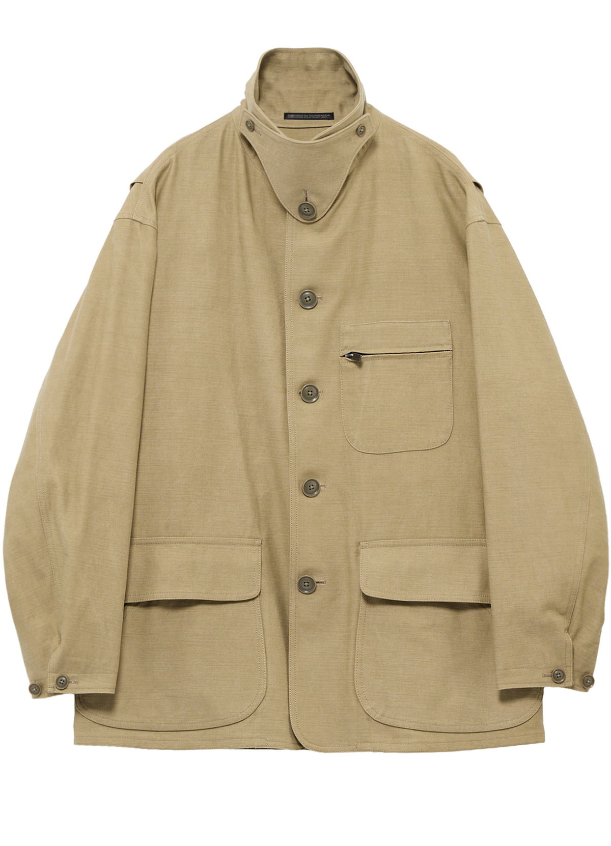 SLUB SATIN HUNTING BLOUSON