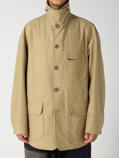 SLUB SATIN HUNTING BLOUSON