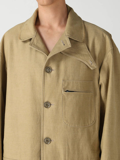 SLUB SATIN HUNTING BLOUSON