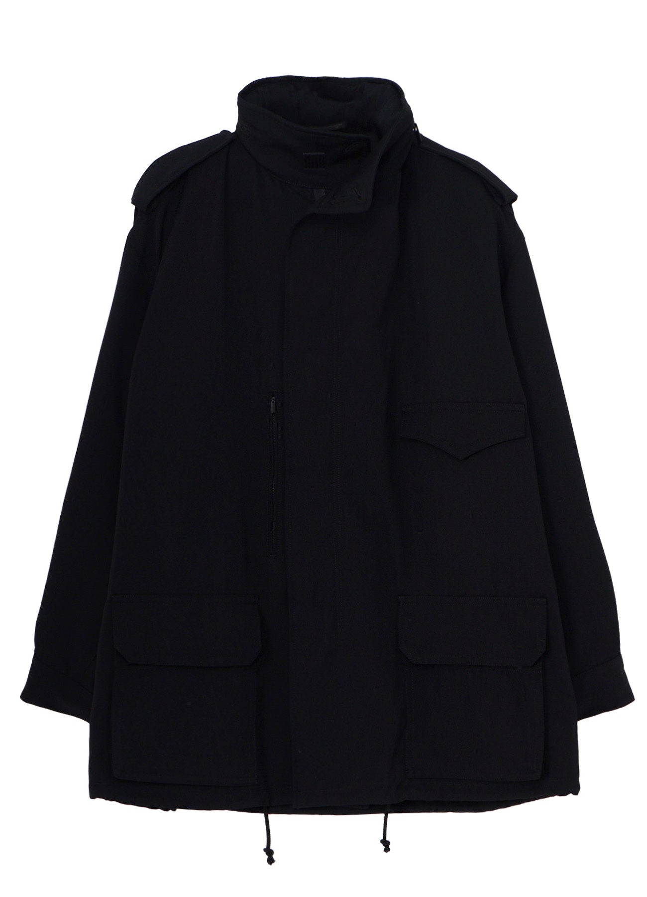 WOOL GABARDINE PACKABLE HOOD BLOUSON – THE SHOP YOHJI YAMAMOTO