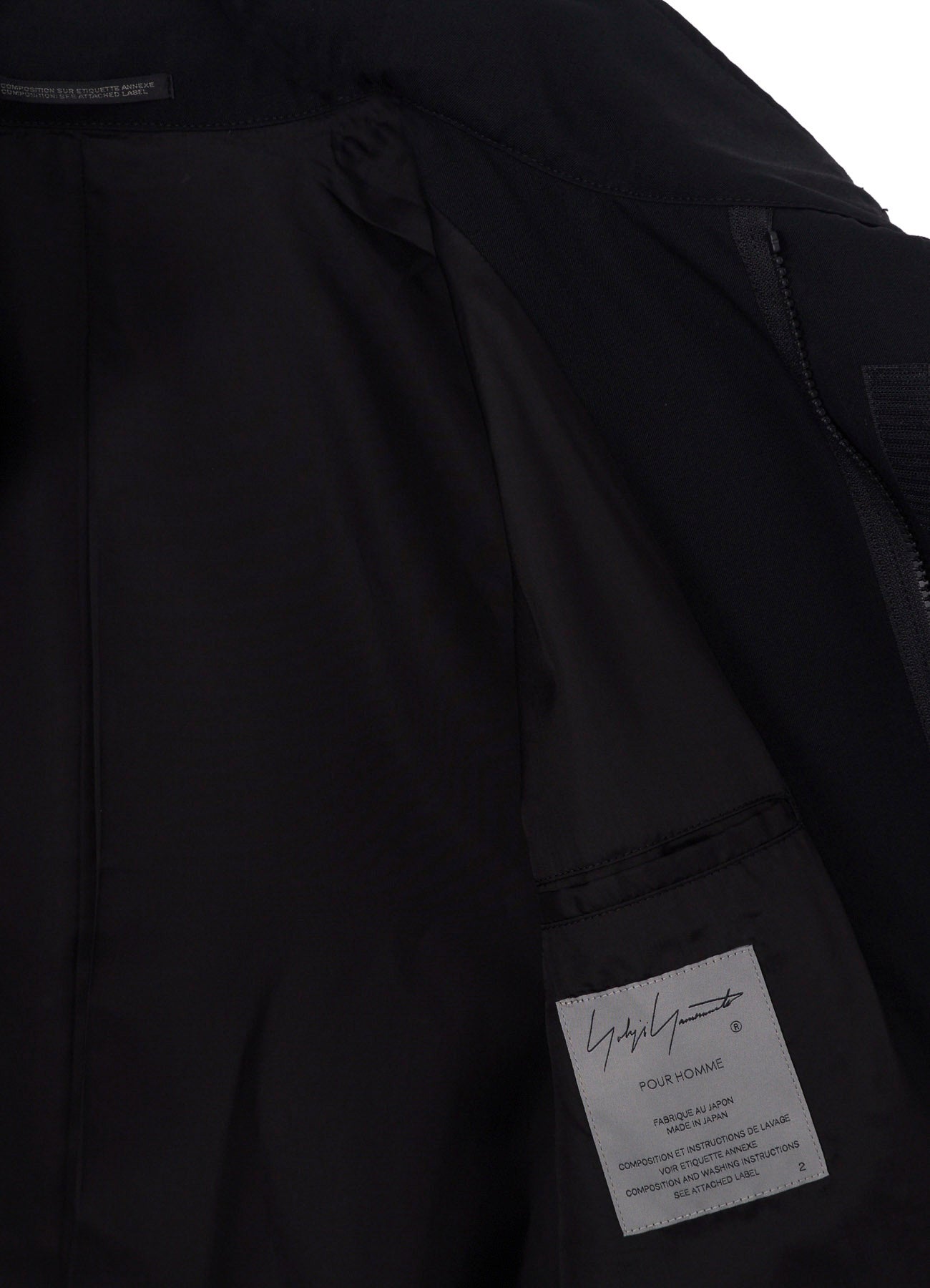 WOOL GABARDINE PACKABLE HOOD BLOUSON – THE SHOP YOHJI YAMAMOTO