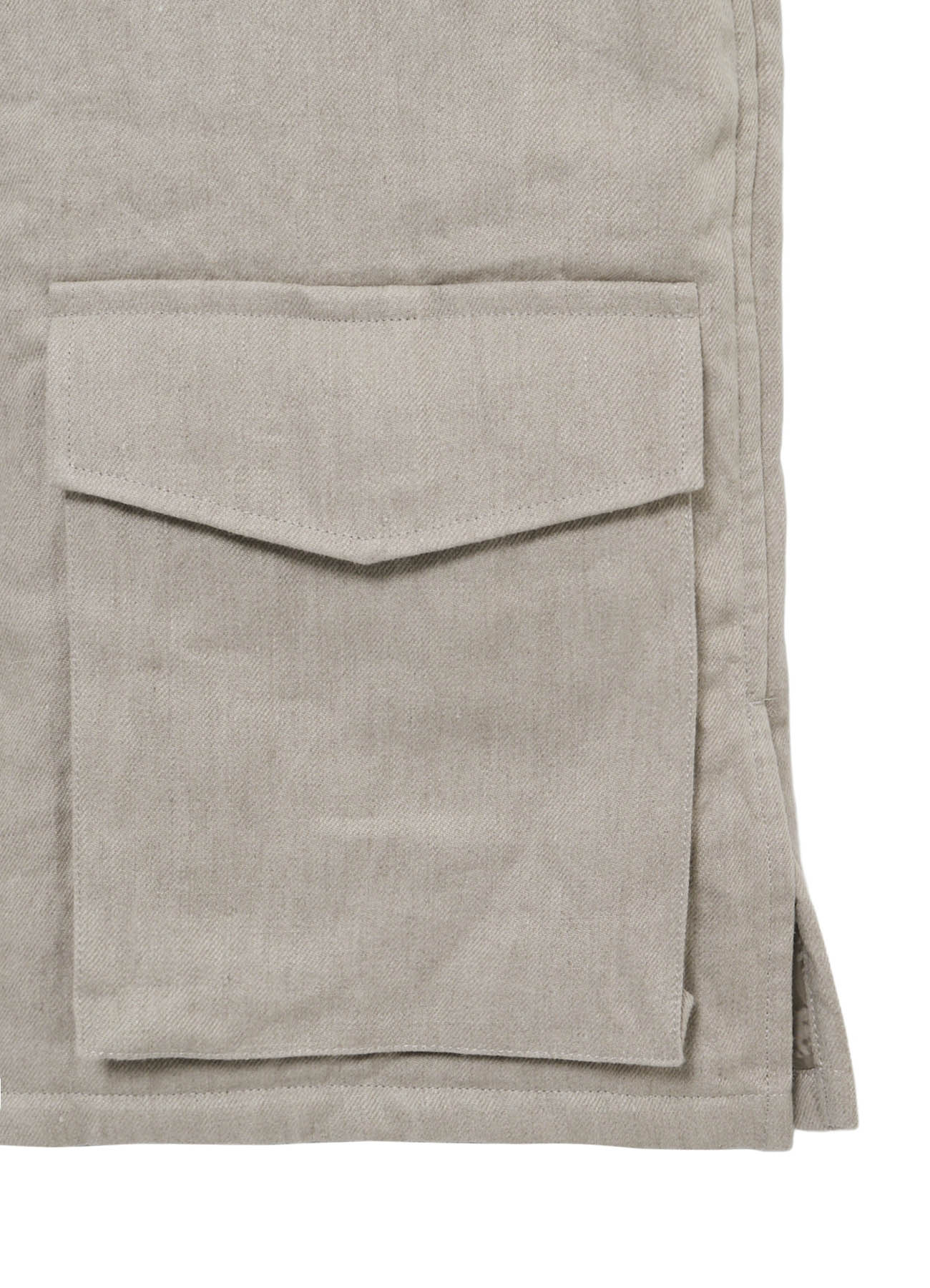 10OZ DENIM LINEN PADDED ARMY BLOUSON