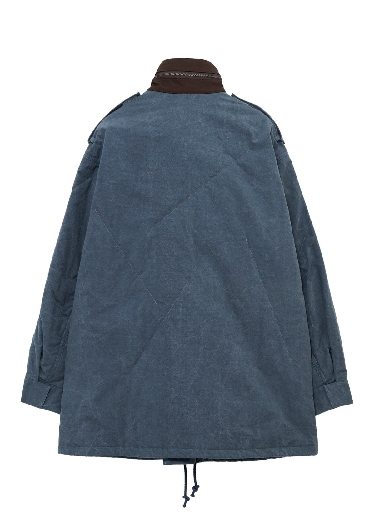 C RIP PIGMENT HOODED STITCH BLOUSON