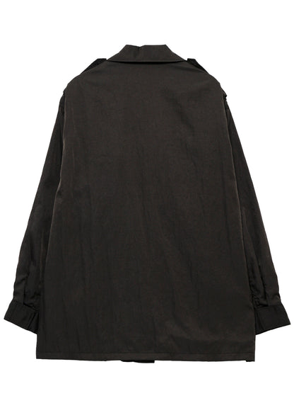 NY TWILL LIQUID DYED FLY FRONT BLOUSON