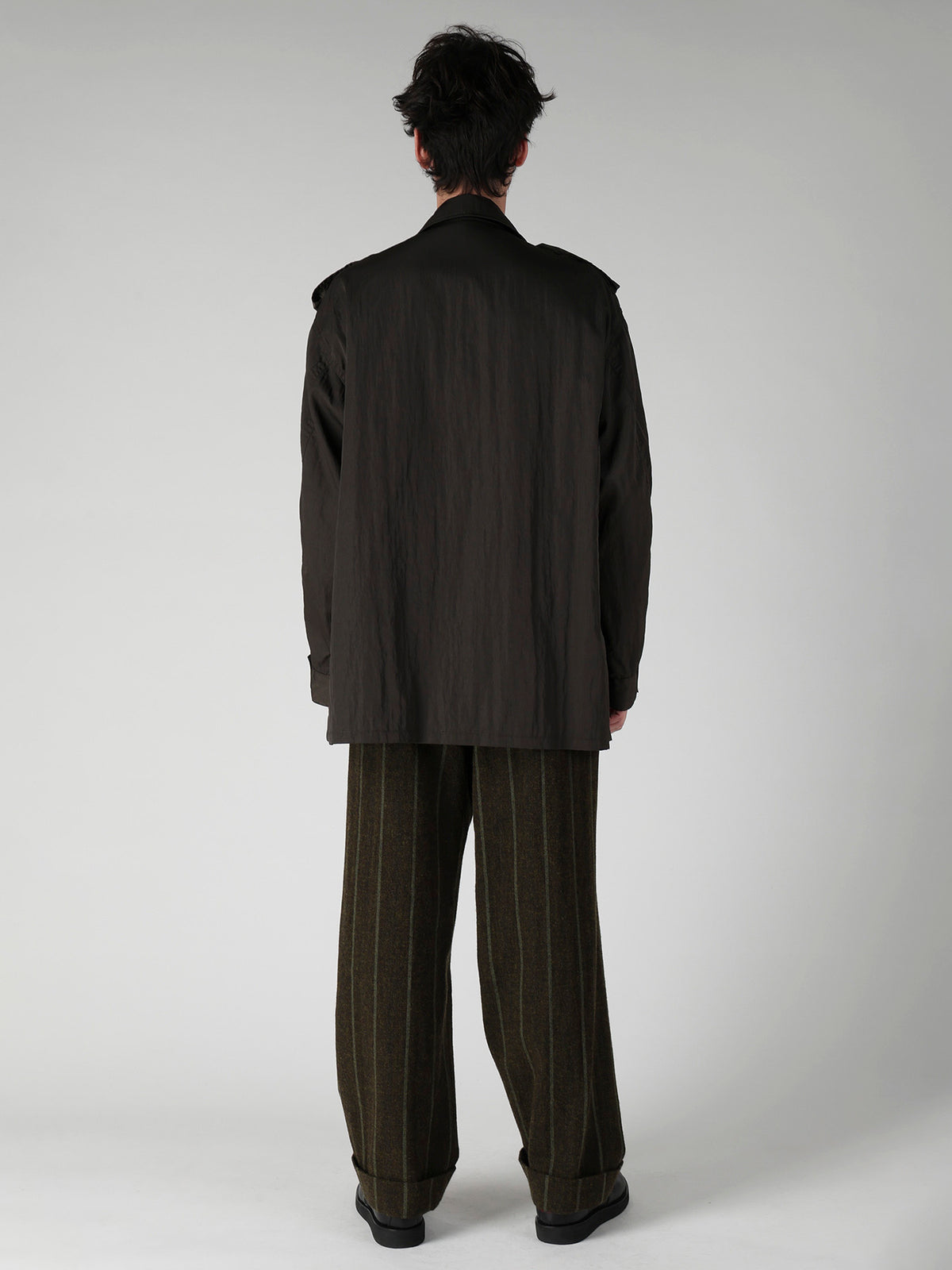 NY TWILL LIQUID DYED FLY FRONT BLOUSON