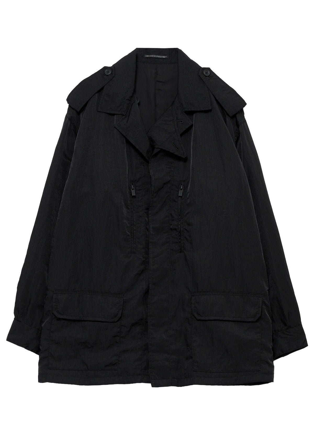 NY TWILL LIQUID DYED FLY FRONT BLOUSON