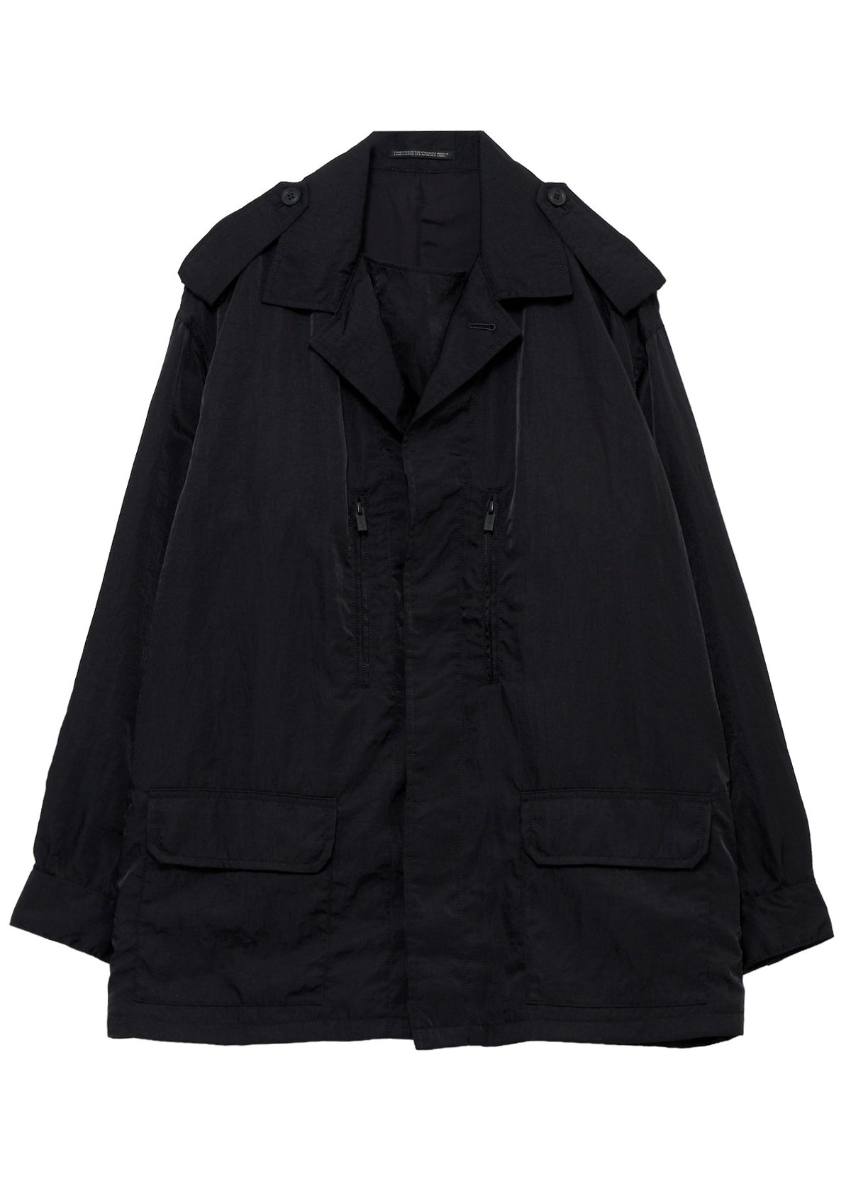 NY TWILL LIQUID DYED FLY FRONT BLOUSON