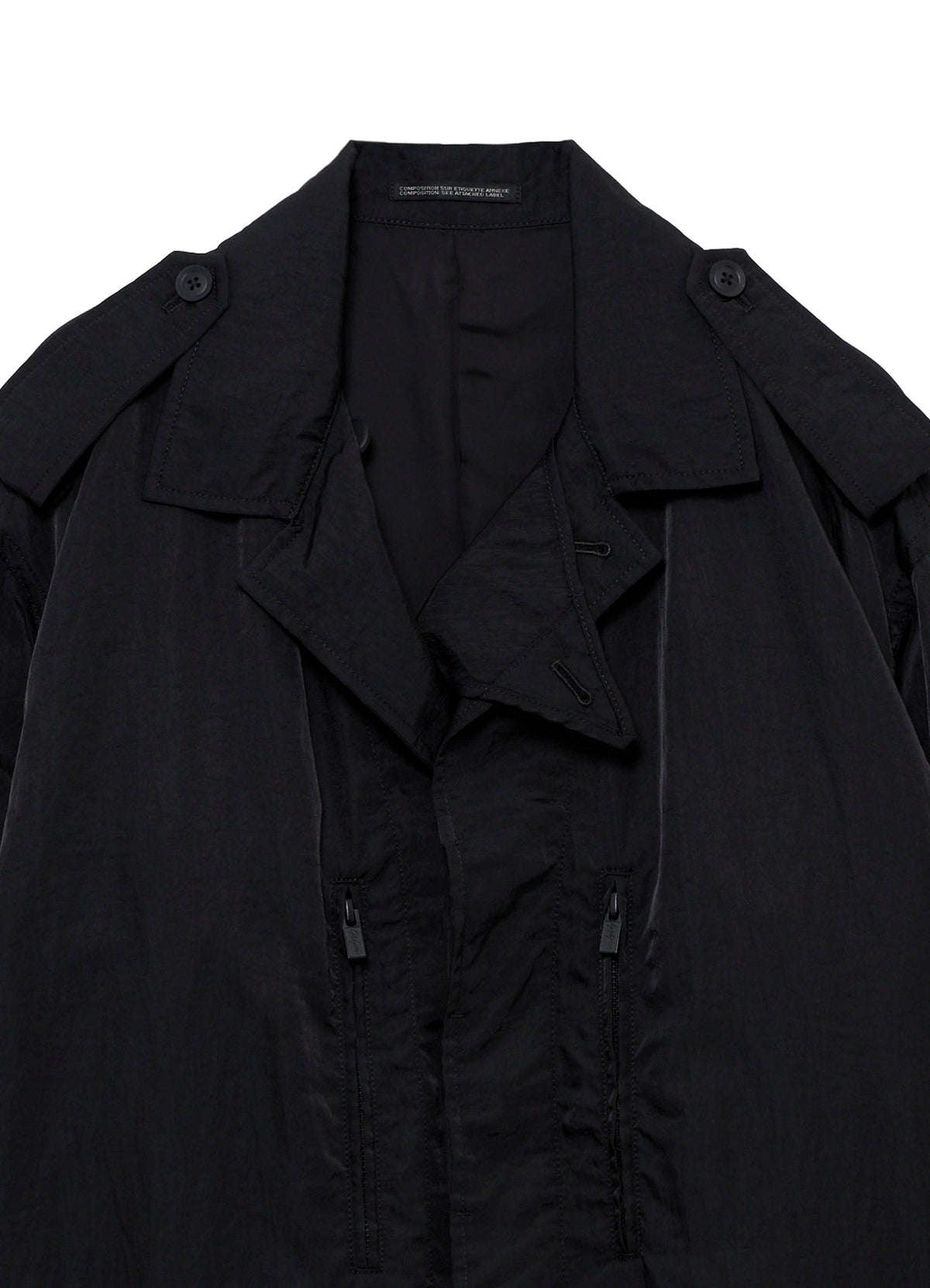NY TWILL LIQUID DYED FLY FRONT BLOUSON