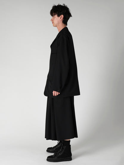 WOOL GABARDINE HUNTING BLOUSON