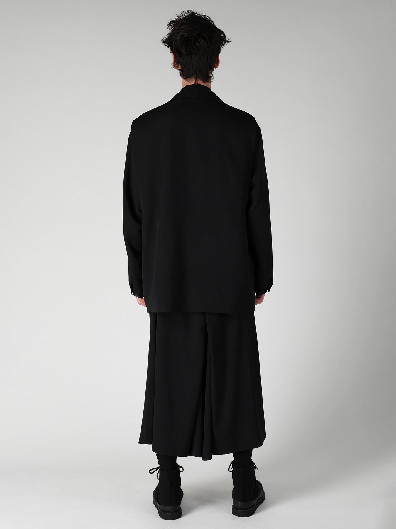 WOOL GABARDINE HUNTING BLOUSON