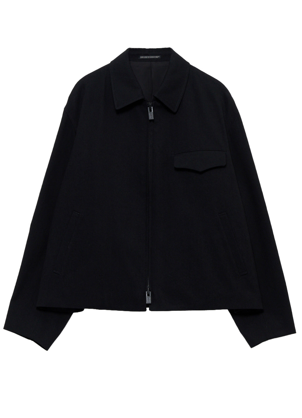 11OZ BLACK DENIM FLAP POCKET BLOUSON