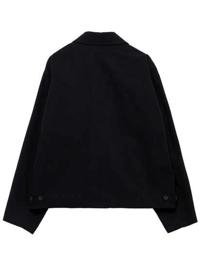 11OZ BLACK DENIM FLAP POCKET BLOUSON