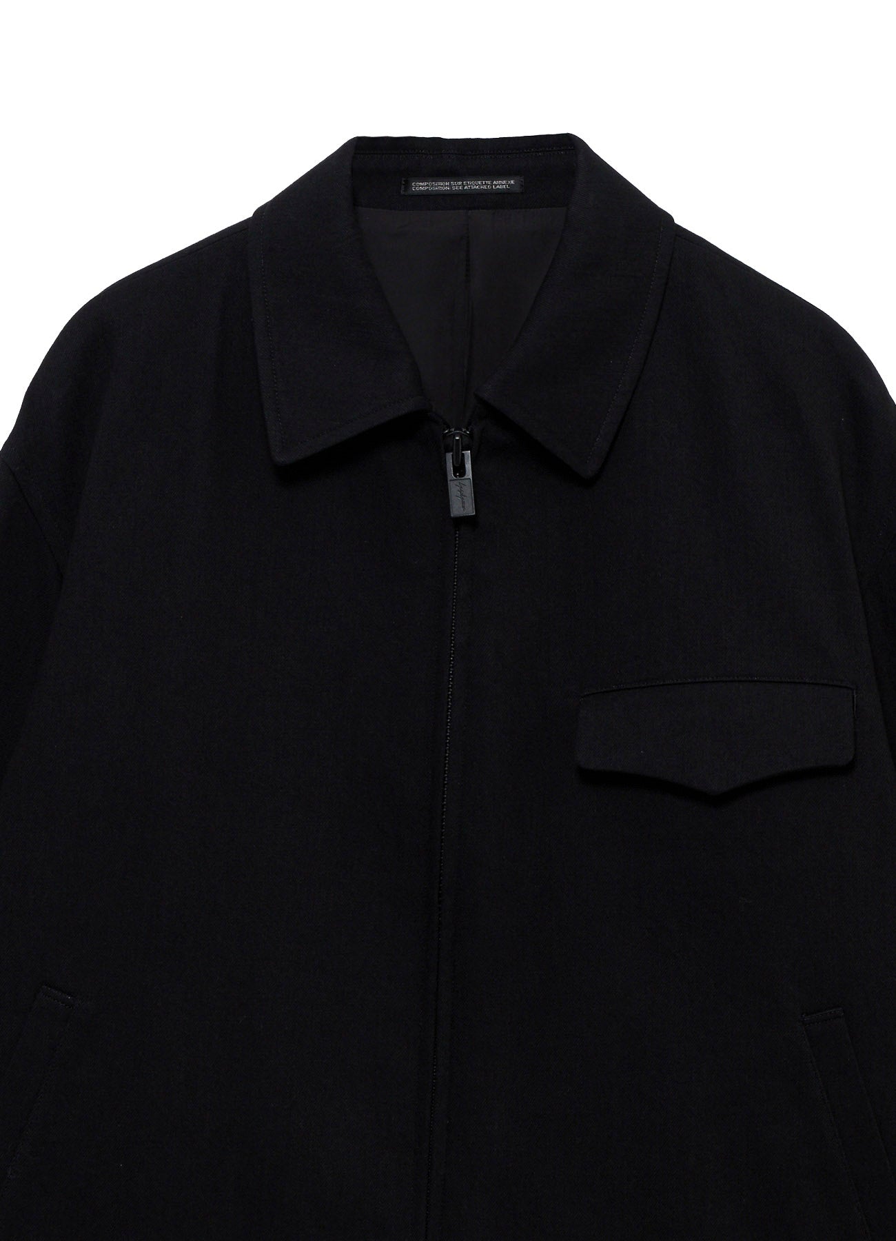 11OZ BLACK DENIM FLAP POCKET BLOUSON – THE SHOP YOHJI YAMAMOTO