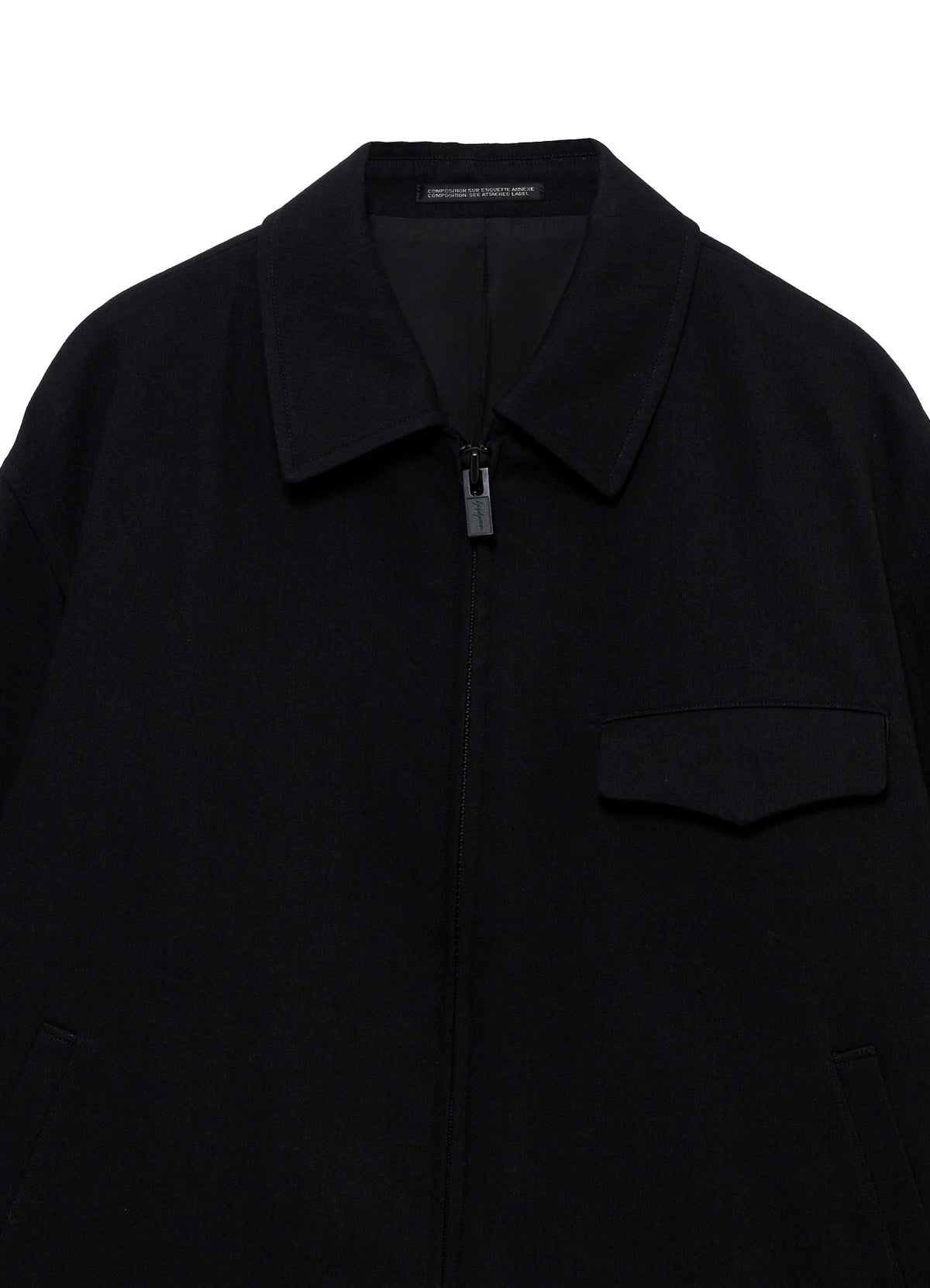 11OZ BLACK DENIM FLAP POCKET BLOUSON